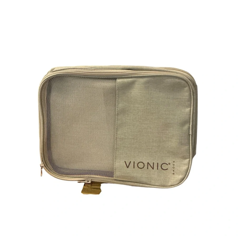 Vionic Tan‎ Travel shoes bag 12x9